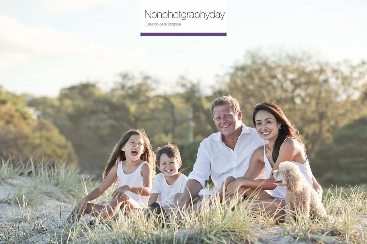 Familia en la montaña